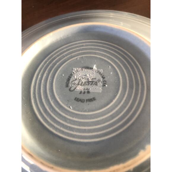 Set Of 7 Fiesta Ware Periwinkle Salad Dessert Plates 7.25" USA HLC - Picture 8 of 8